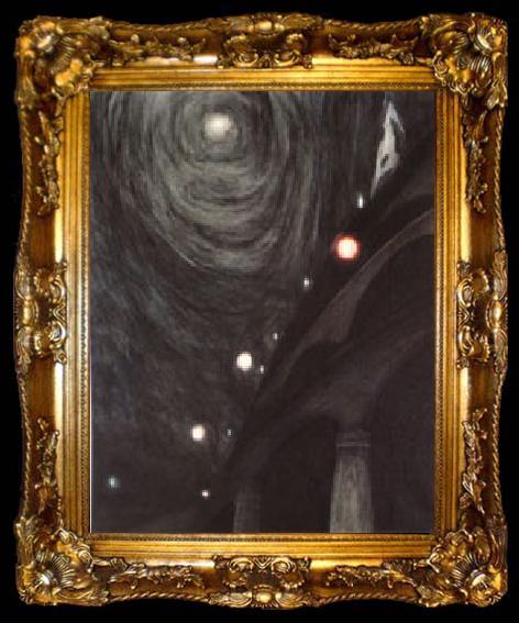 framed  Leon Spilliaert Moonlight and Light, ta009-2